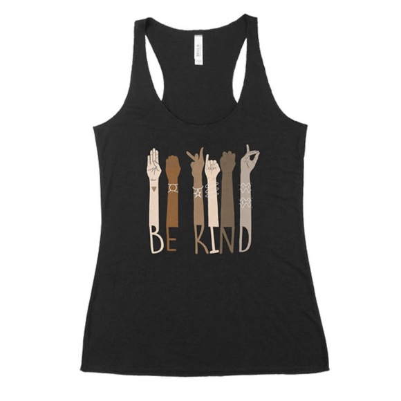 Tops - “Be Kind” Racerback Tank Top